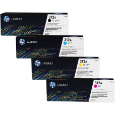 خرطوشة حبر ليزر اصلي اتش بي HP 312A  مجموعة 4 الوان .